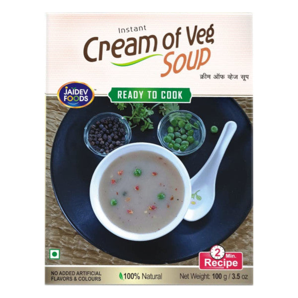 Jaidev Instant Soup Cream Of Veg (100 Gm)