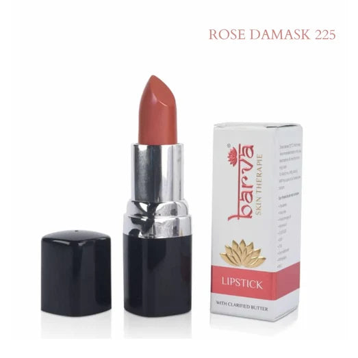 Natural Lipsticks Made with Cow Ghee (Clarified Butter)- Rose Damask(Shimeer) - 225 (4.3g)