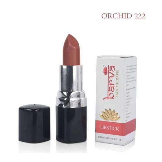 BARVA - Natural Lipsticks Made with Cow Ghee (Clarified Butter)- Orchid(Shimeer) - 222 (4.3g)