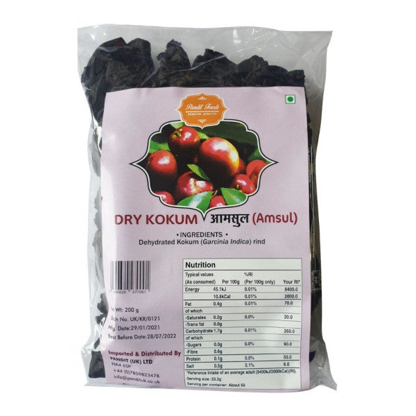 Pandit Foods Dry Kokum (200 Gm)