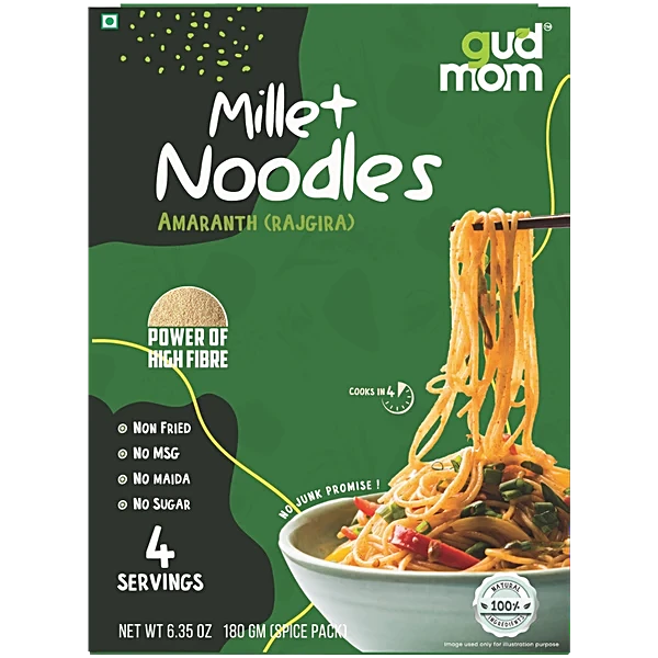 GUDMOM Amaranth Noodles (Hakka) (200 GM)