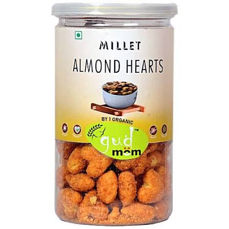 GUDMOM Millet Almond Hearts (80 GM)