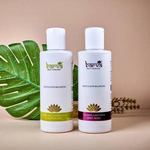 Lemon Shower Gel & Lavender Body Wash - (200ml)