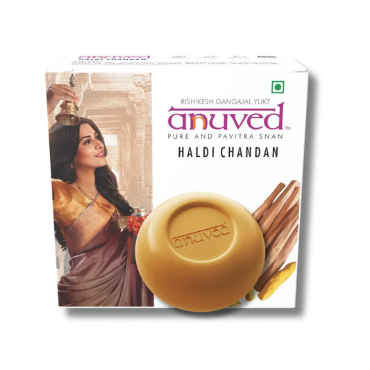 Anuved Haldi Chandan Soap (125g)