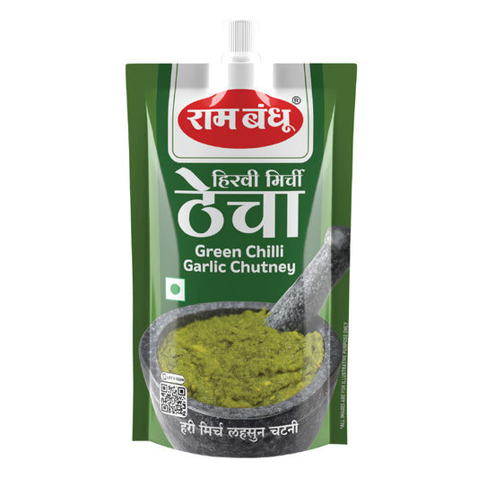 Ram Bandhu Thecha Green Hot Chutney (100 GM)