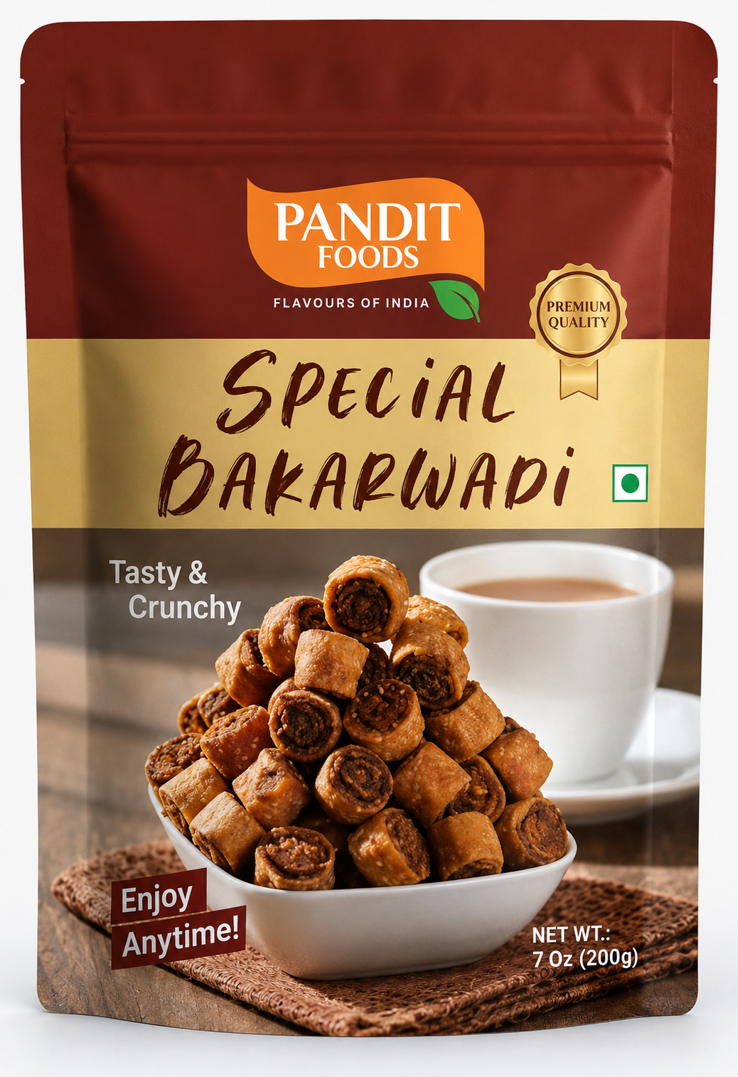 Pandit Foods Special Bakarwadi (200 Gms)