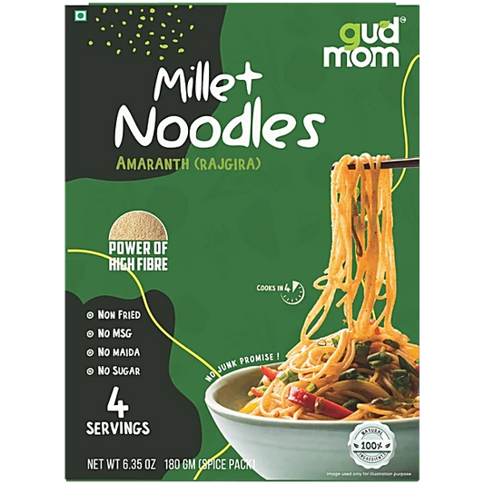 GUDMOM Amaranth Noodles (Hakka) (200 GM)