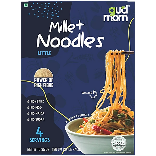 GUDMOM Little Millet Noodles (Hakka) (200 GM)