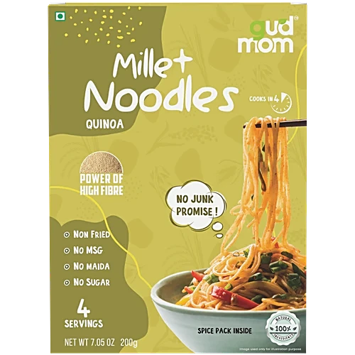 GUDMOM Quinoa Millet Noodles (Hakka) (200 GM)