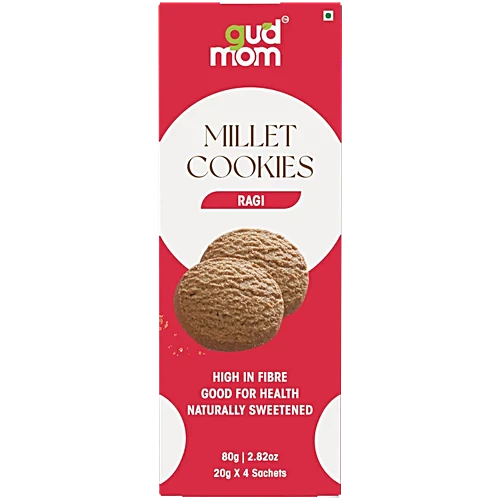 GUDMOM Ragi Millet Cookies (200 GM)